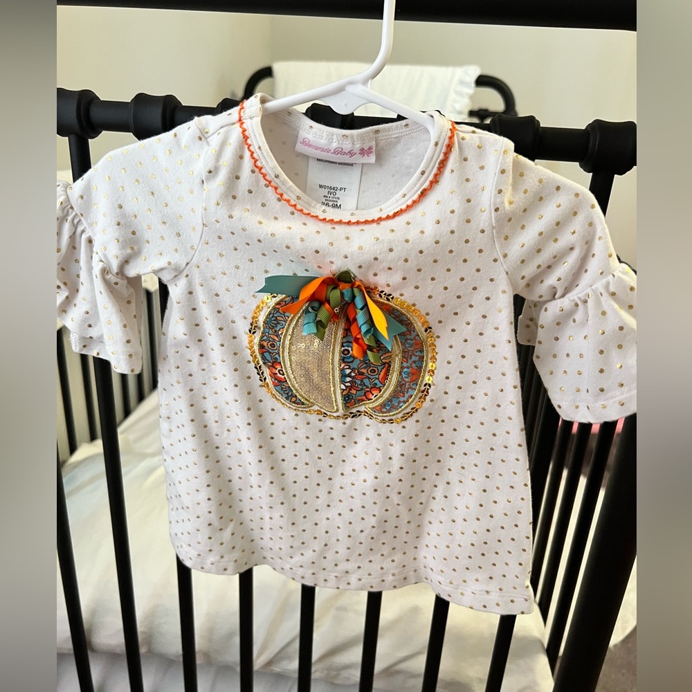 Bonnie Baby pumpkin shirt